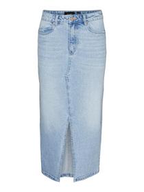 VMVERI HR CALF DENIM SKIRT GA MIX NOOS