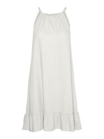 VMMYMILO SHORT HALTER FRILL DRESS W - 175598/Snow