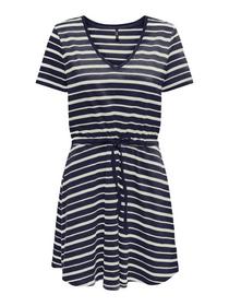 ONLMAY S/S V-NECK SHORT DRESS JRS NOOS