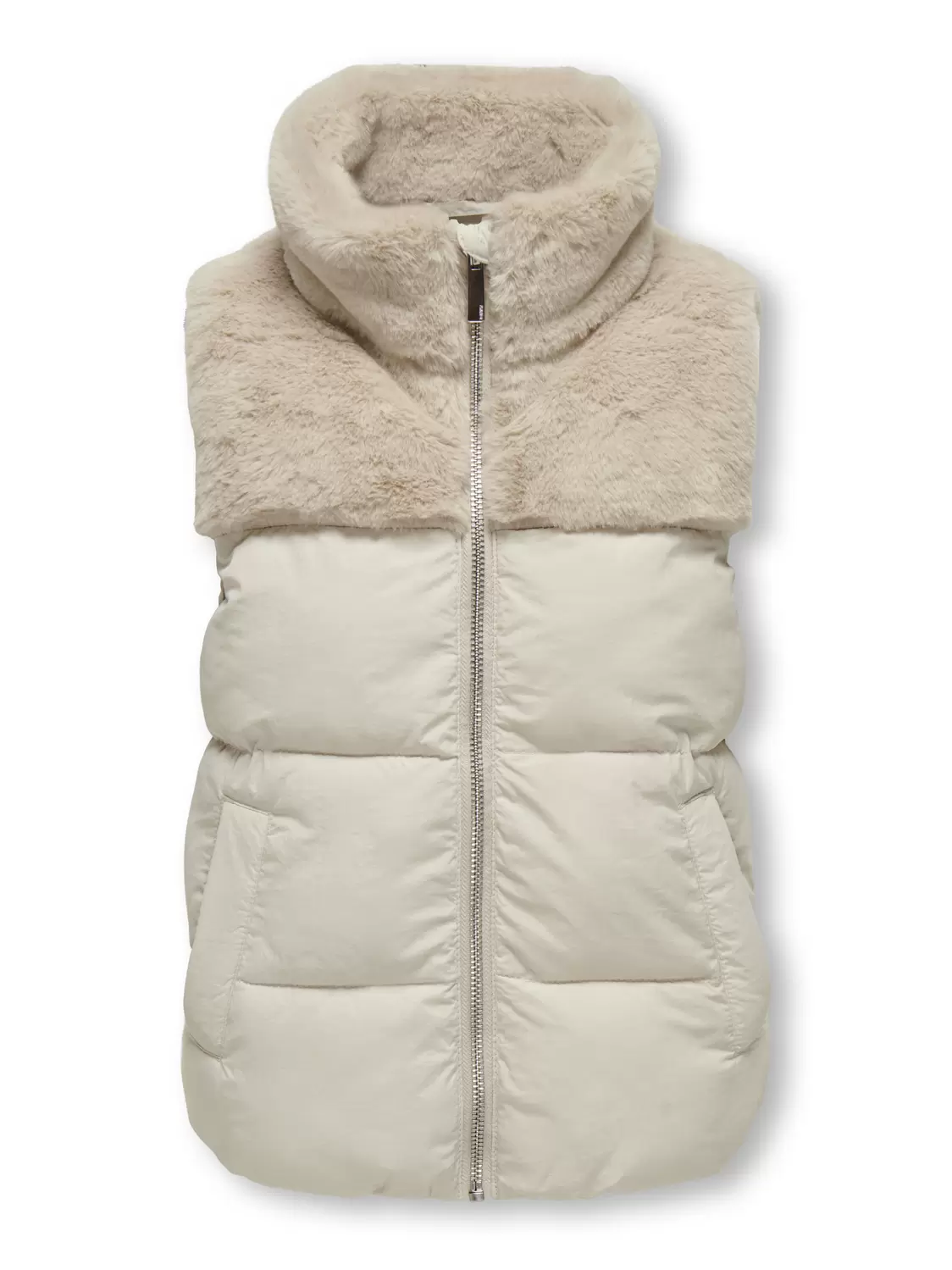 KOGWANJA FUR PUFFER MIX WAISTCOAT OTW