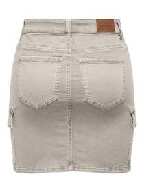 Damen Shyra Skirt Rock - Knielanger Jeansrock Mit Stretch, Hoher Taille & 5-Pocket-Design