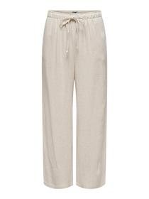 ONLSIESTA MW PULL-UP LINEN BL PNT NOOS