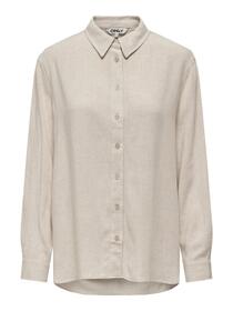 ONLSIESTA L/S LINEN BL OVS SHIRT PNT