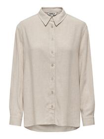 ONLSIESTA L/S LINEN BL OVS SHIRT PNT