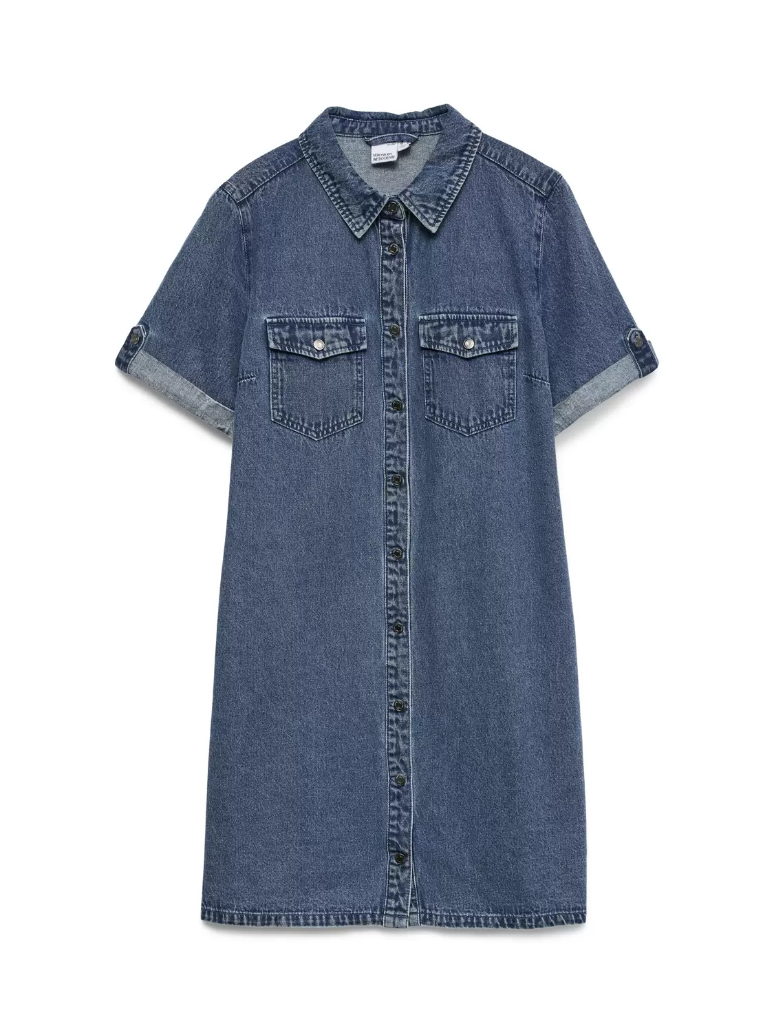 VMJENNIE SS SHORT DENIM DRESS GA NOOS