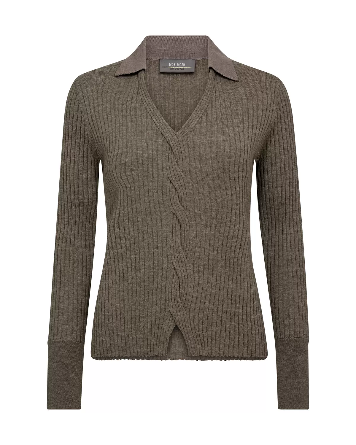 MMRelena Rib Polo Knit