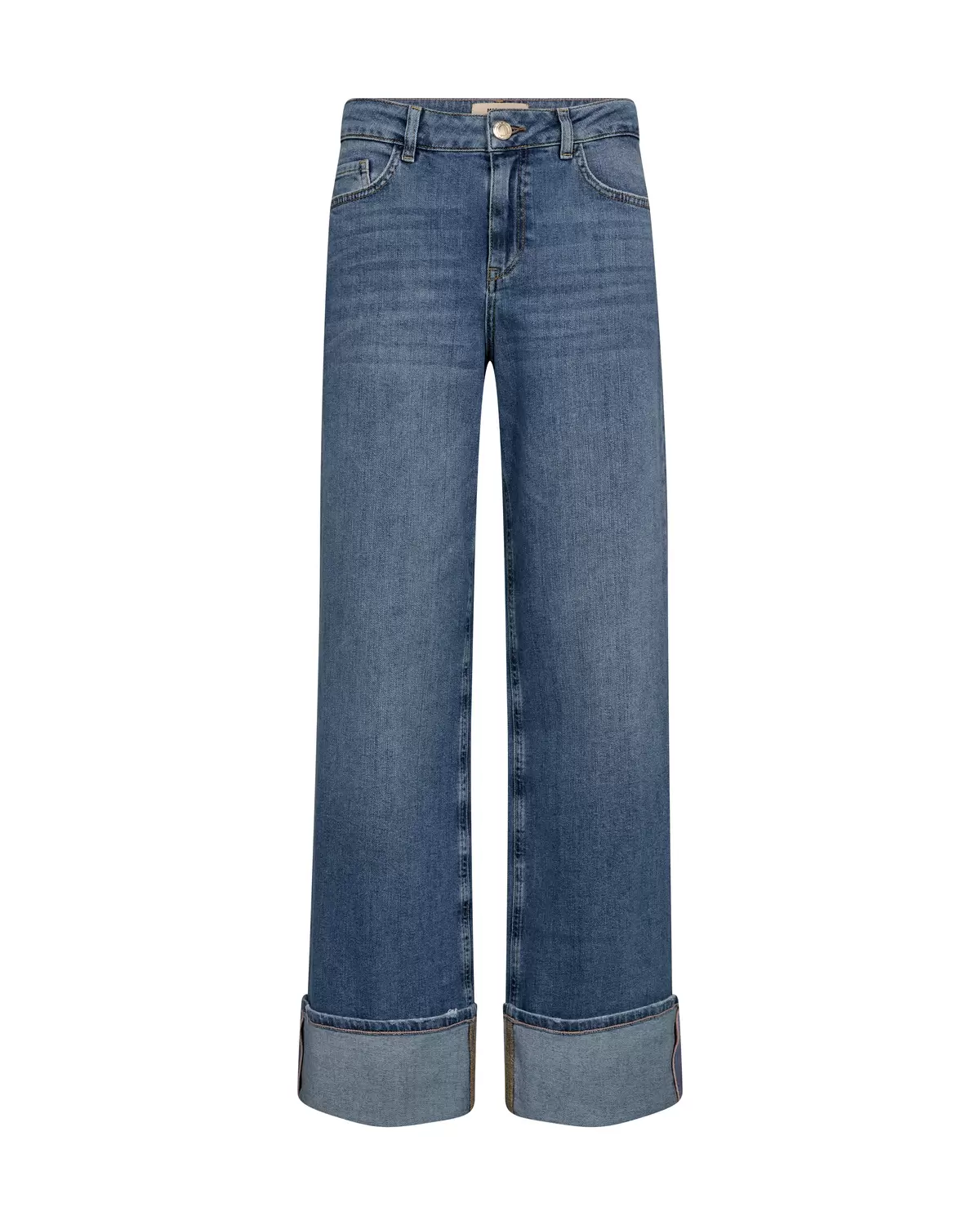 MMDara Turn-up Jeans female