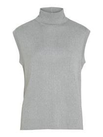VIXANDRA HIGHNECK S/L GLITTER KNIT VEST