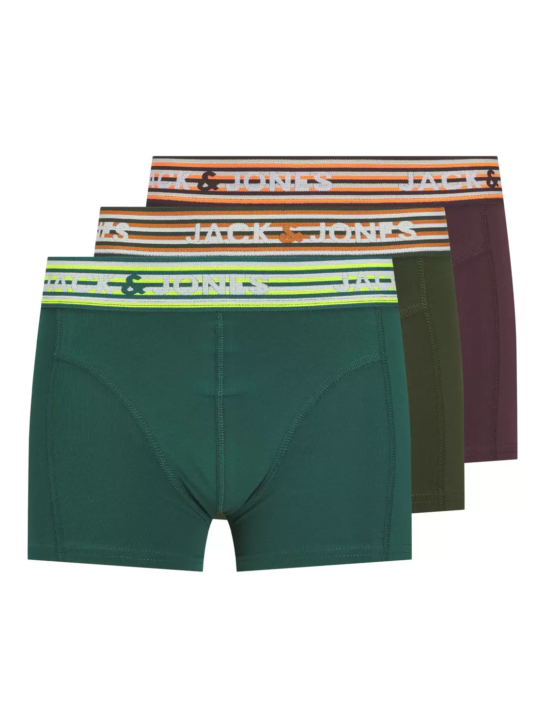 JACDARVIN SOLID TRUNKS 3 PACK JNR