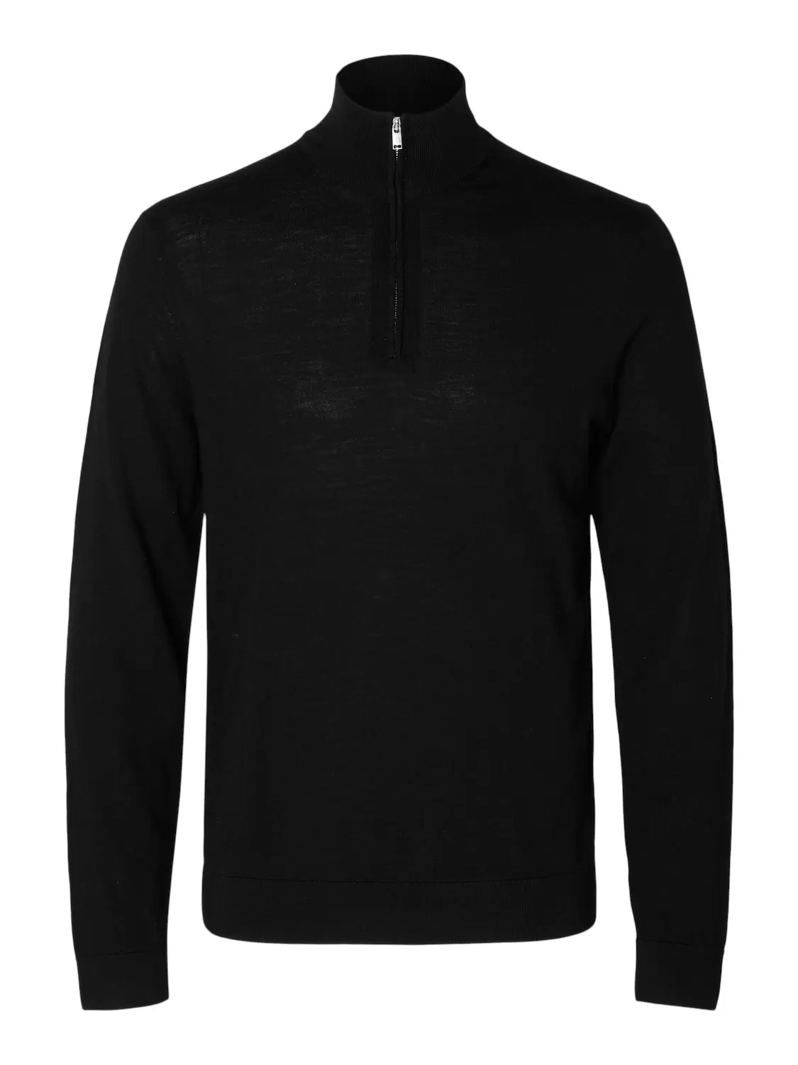 SLHTRAY LS KNIT MERINO HALF ZIP NOOS