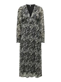 ONLSABBIE LIFE L/S V-NECK MIDI DRESS PTM