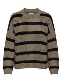 JDYJUSTY L/S STRIPE PULLOVER KNT NOOS