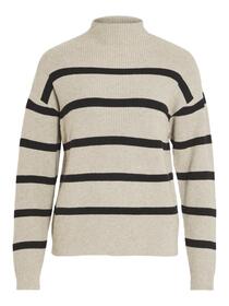 VIRIL MOCKNECK L/S  KNIT RIB TOP 2- NOOS