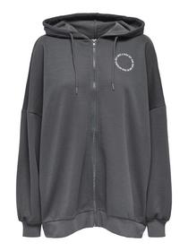ONLDAZE L/S OVERSIZE ZIP HOOD CS SWT