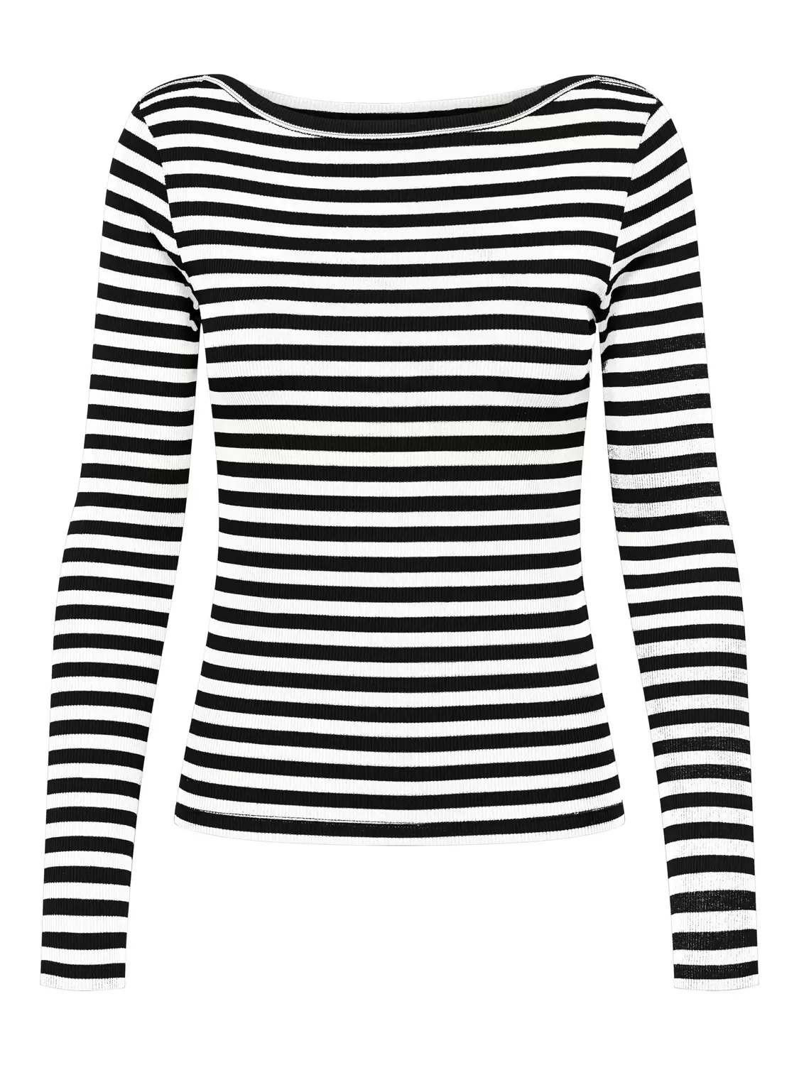 ONLTRISTA L/S BOATNECK TOP BOX JRS