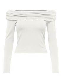 ONLLIVE LOVE L/S OFF SHOULDER CS TOP
