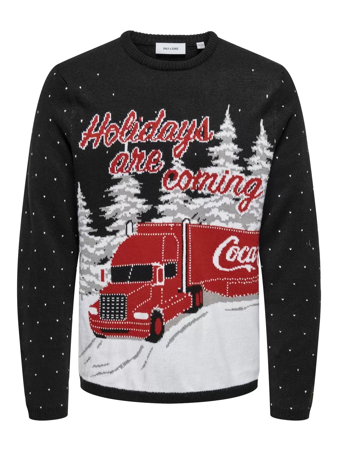 ONSXMAS REG 5 COLA CREW KNIT