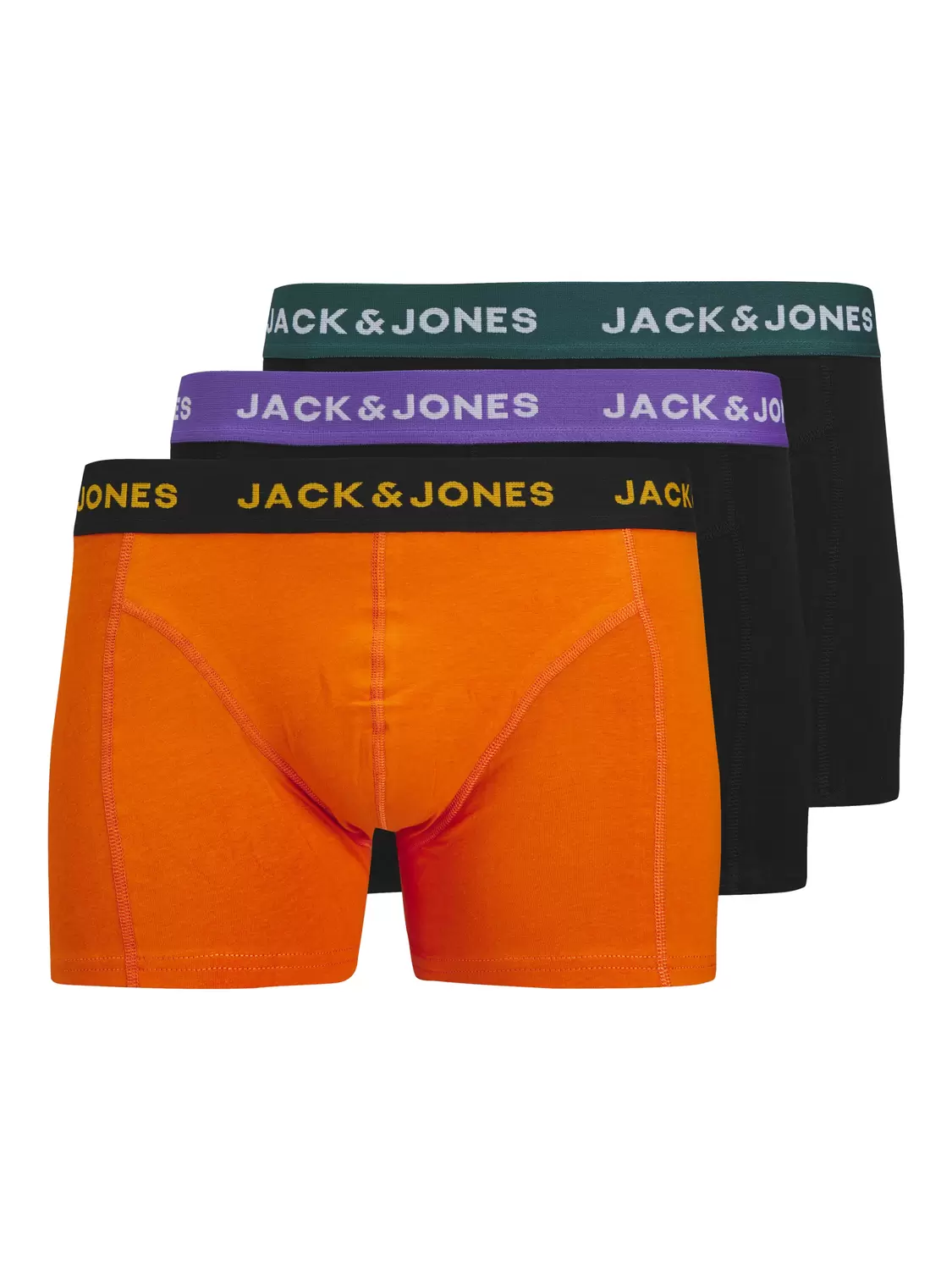 JACBEN SOLID TRUNKS 3 PACK JNR