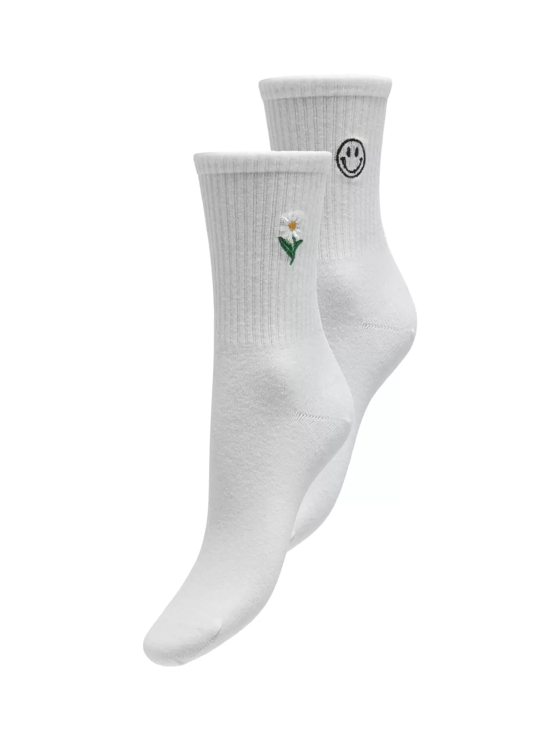 ONLLI SPORTY EMBROIDERED SOCK 2-PACK ACC