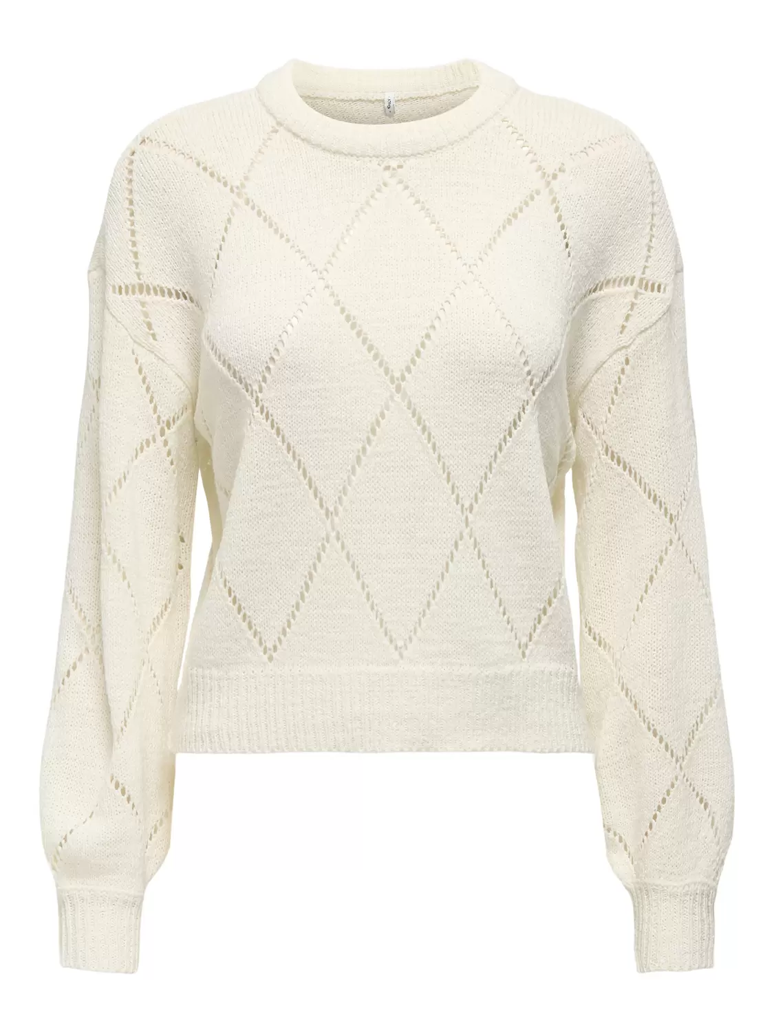 ONLGEENAS LS STRUCTURE O-NECK KNT NCA