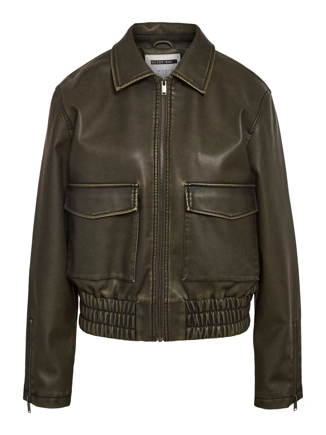 NMGEENA WASH PU BOMBER