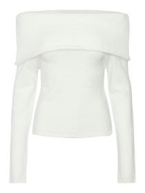 PCRIKO LS OFF SHOULDER KNIT BC