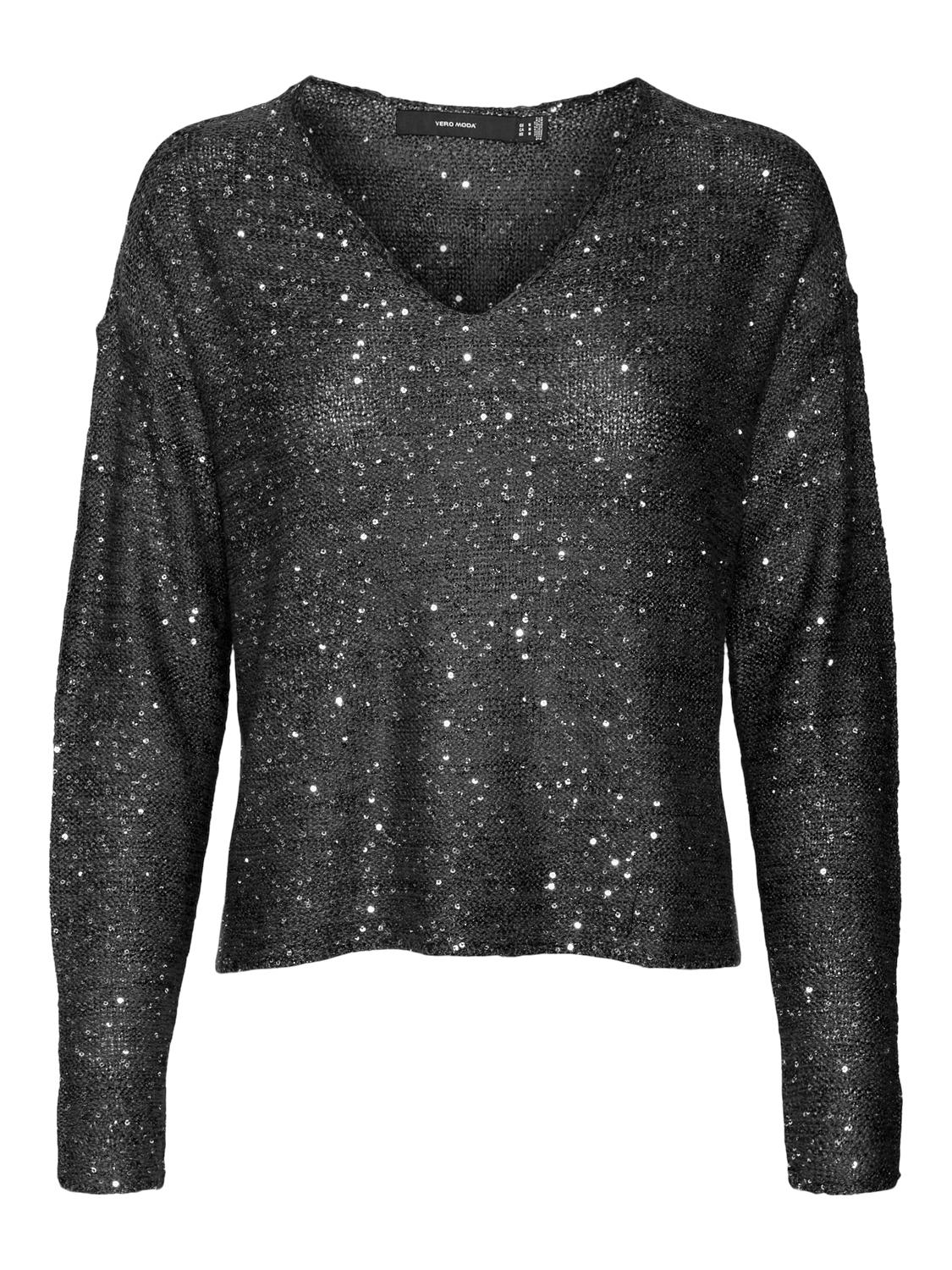 VMLEILANI NEW LS V-NECK PULLOVER RE female