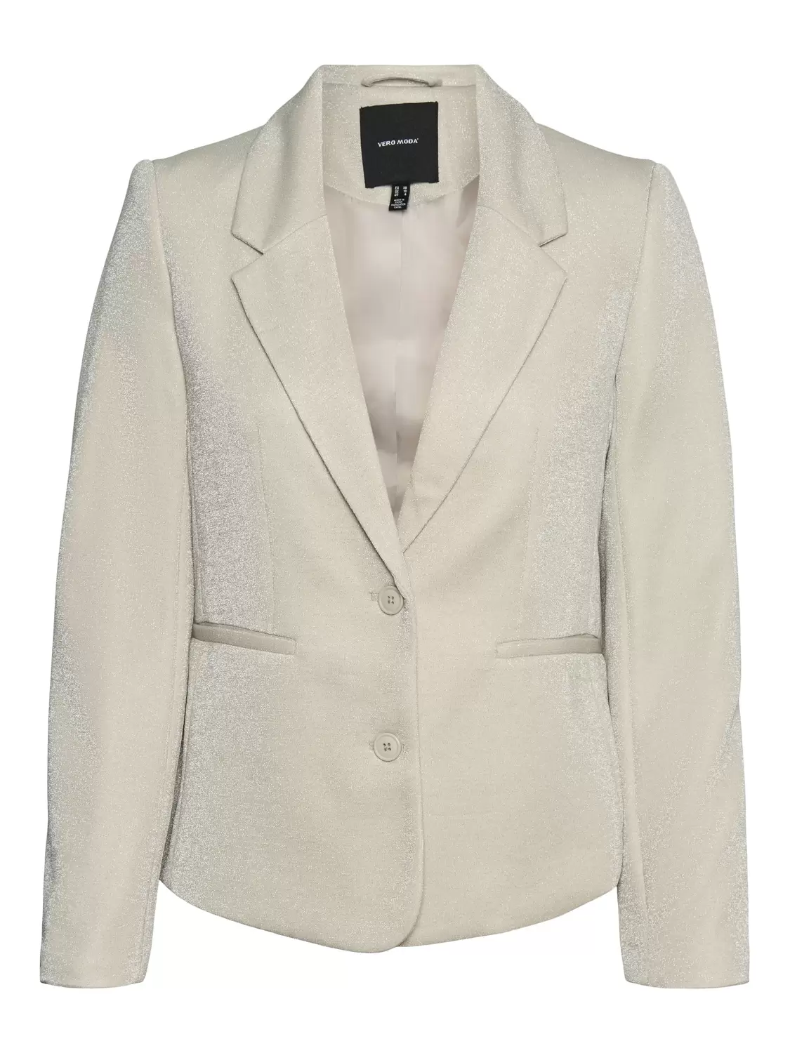 VMSHALI LS FITTED SHINY BLAZER