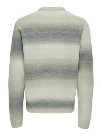 ONSTIMBER REG 5 SPRAY CREW KNIT