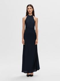 SLFANNIE HALTERNECK MAXI DRESS D2 - 187760/Dark Sa