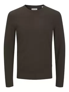 JJEEMIL KNIT CREW NECK NOOS - 175702002/Mulch/TWIS