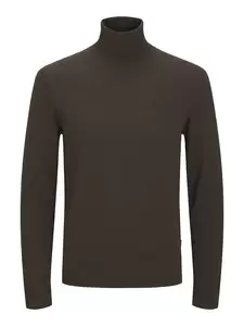 JJEEMIL KNIT ROLL NECK NOOS - 175702005/Mulch/TWIS