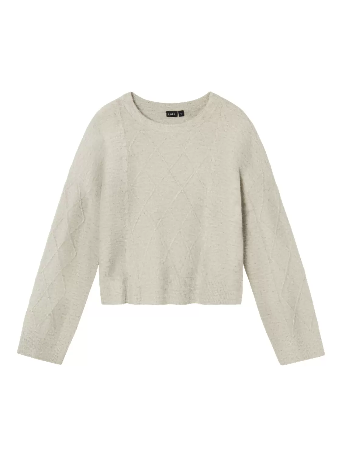 NLFLODET LS CABEL SHORT KNIT