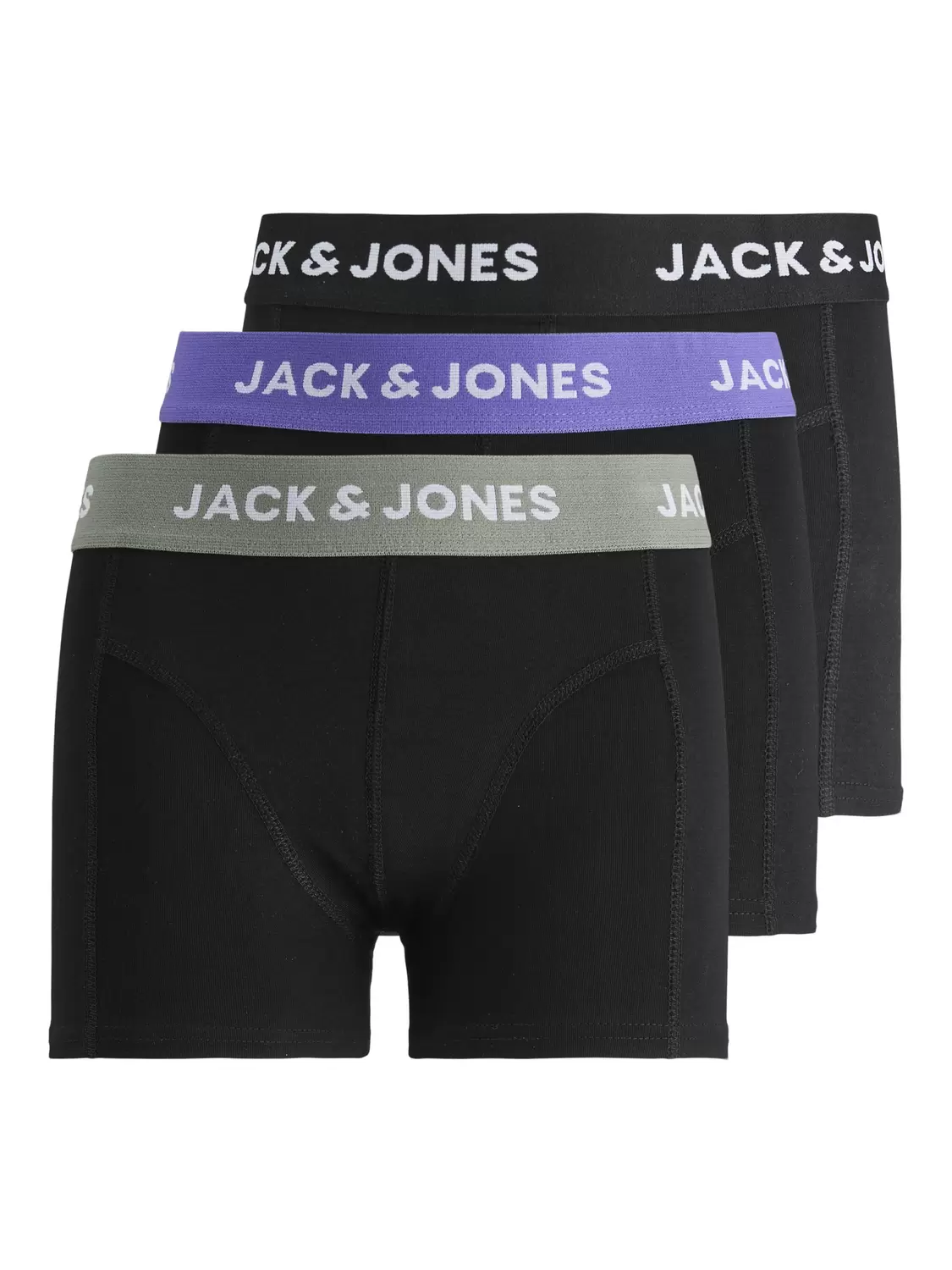 JACAXEL SOLID TRUNKS 3 PACK JNR SN