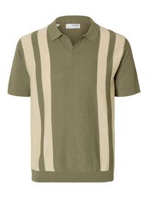 SLHMATTIS SS KNIT SUN OPEN POLO NOOS