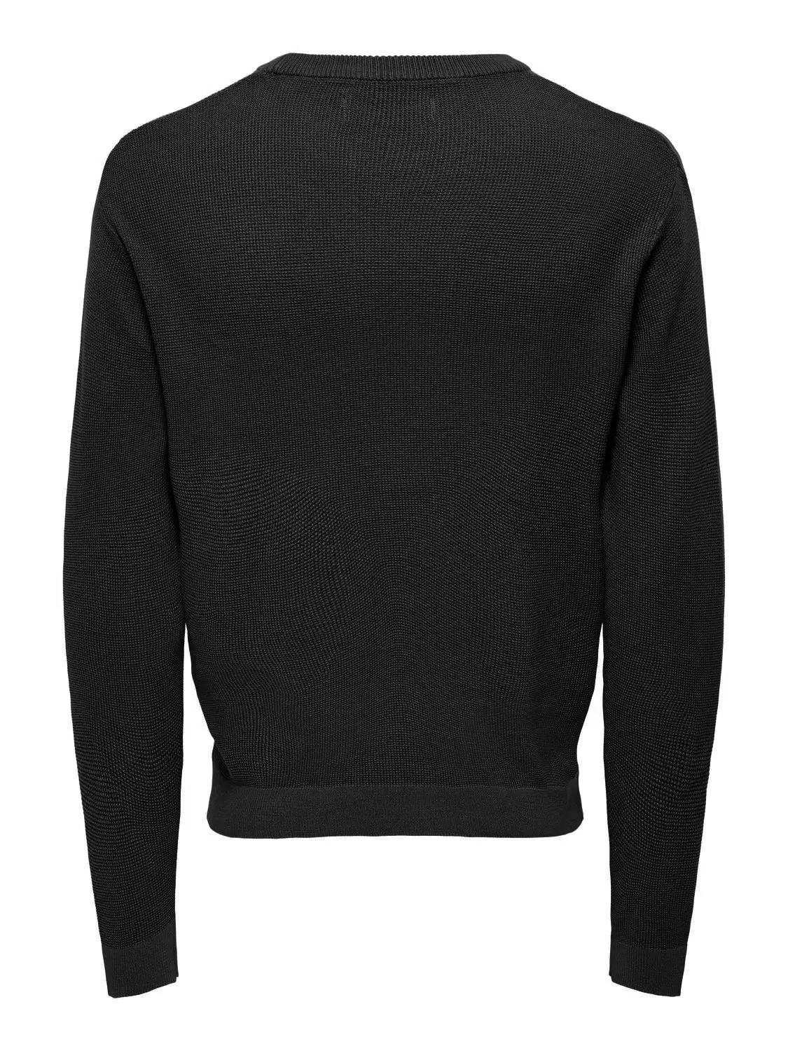 ONSTONY DS 12 LS WAFFLE CREW KNIT NOOS