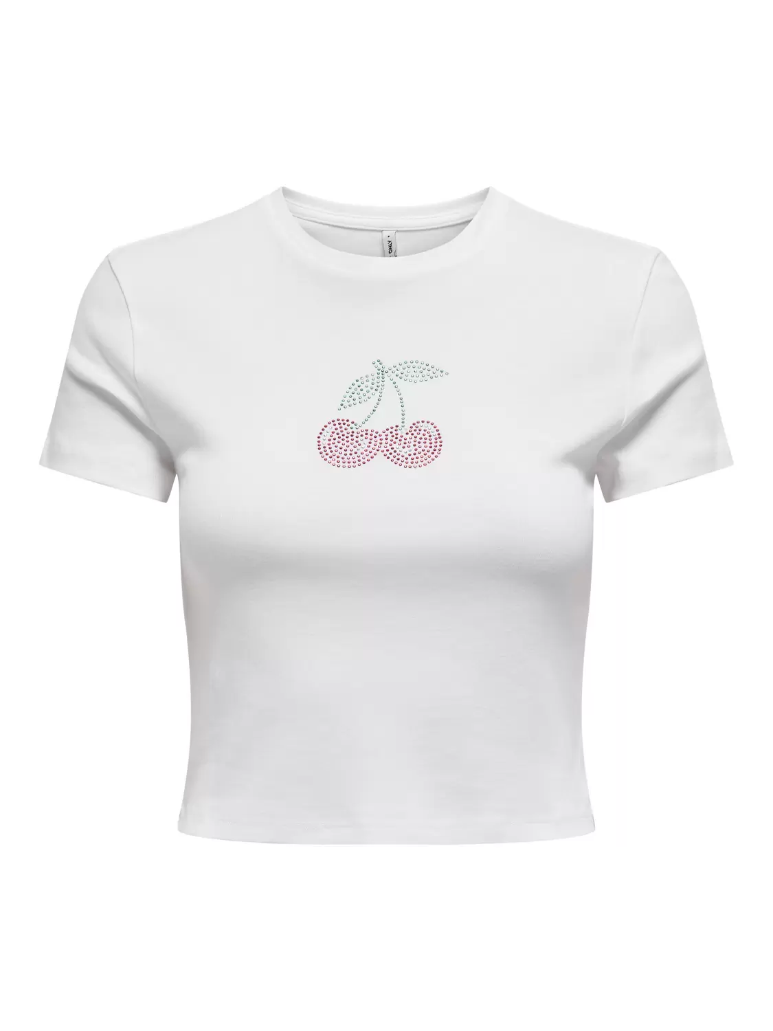 ONLKIRA S/S BLING O-NECK SHORT TOP JRS