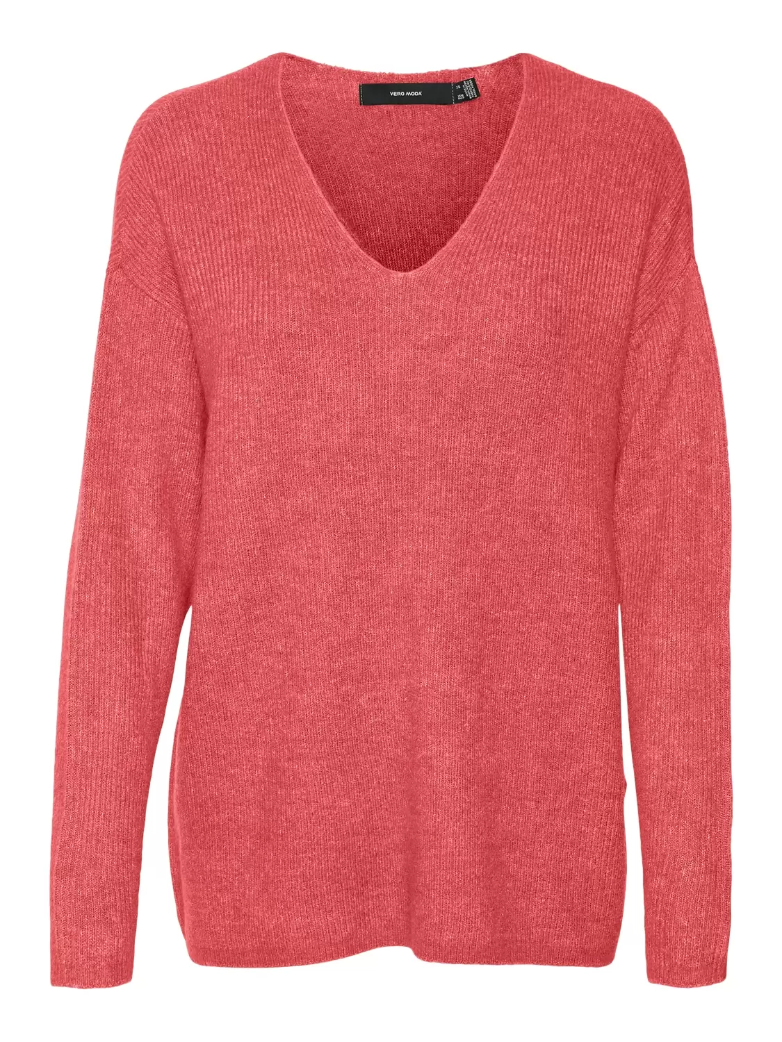 VMCREWLEFILE LS V-NECK BLOUSE NOOS