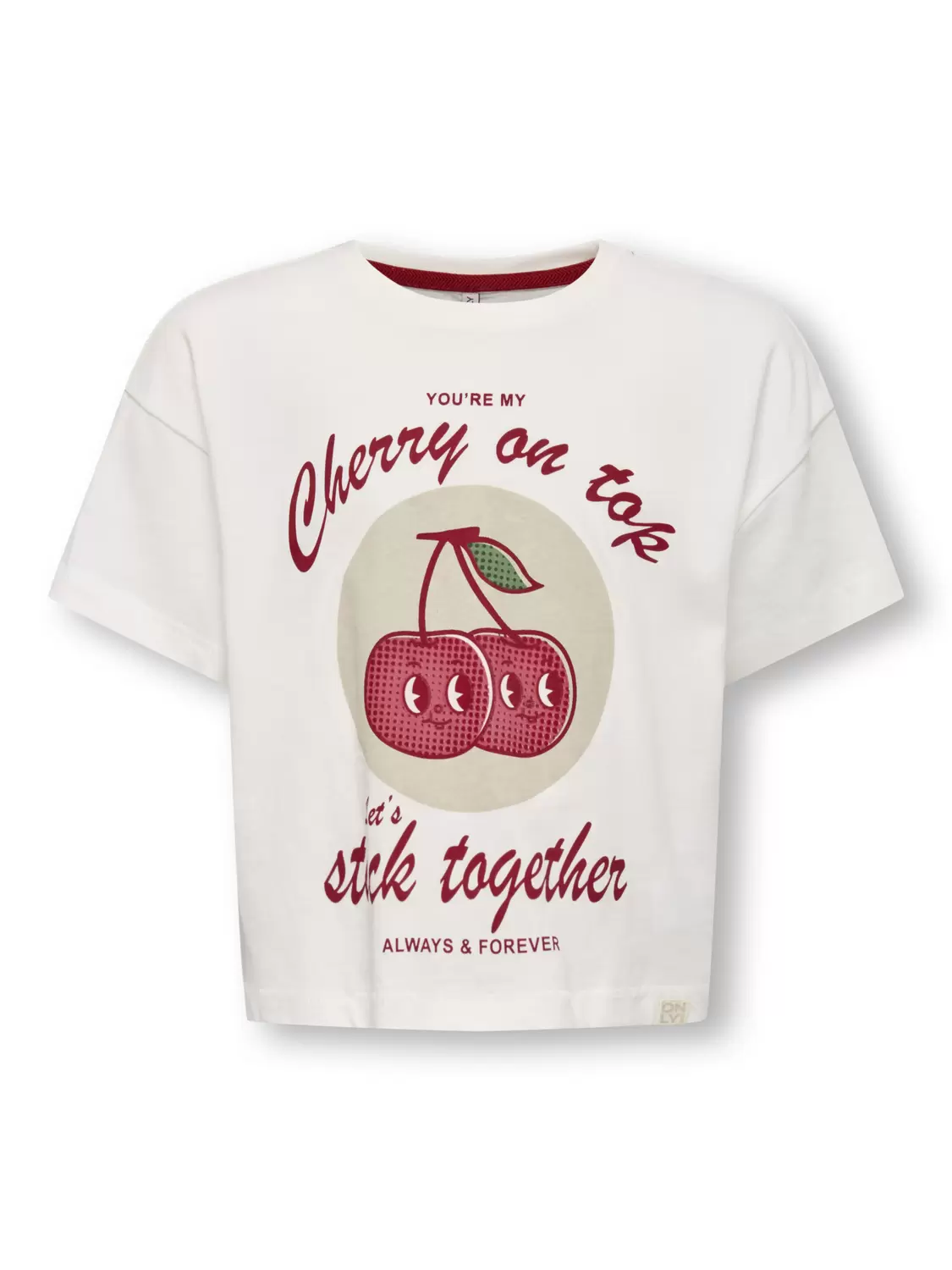 KMGCHARLOTTE LIFE SS LOOSE PRINT TEE JRS