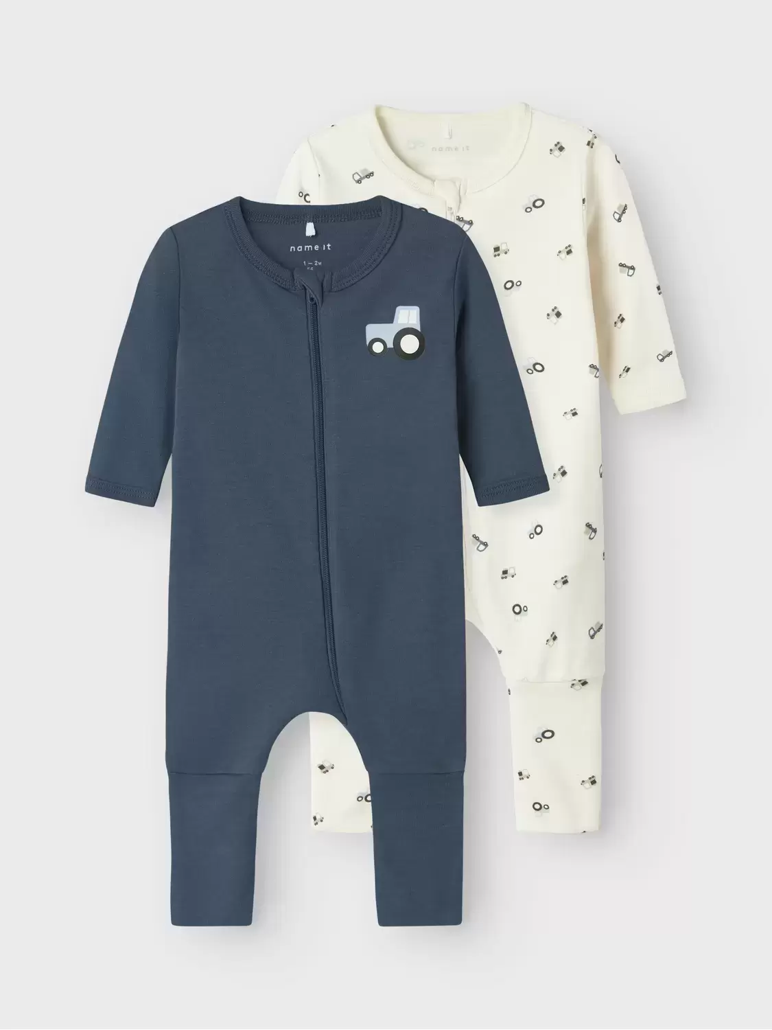 NBMNIGHTSUIT 2P ZIP FF JET TRACTOR NOOS