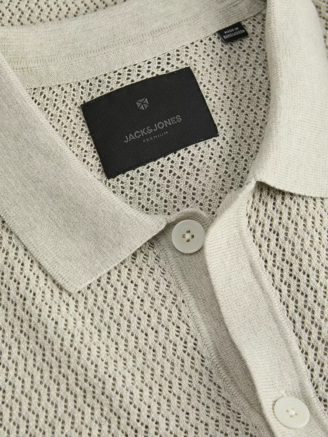 JPRBLAARTO KNIT POLO SS LN