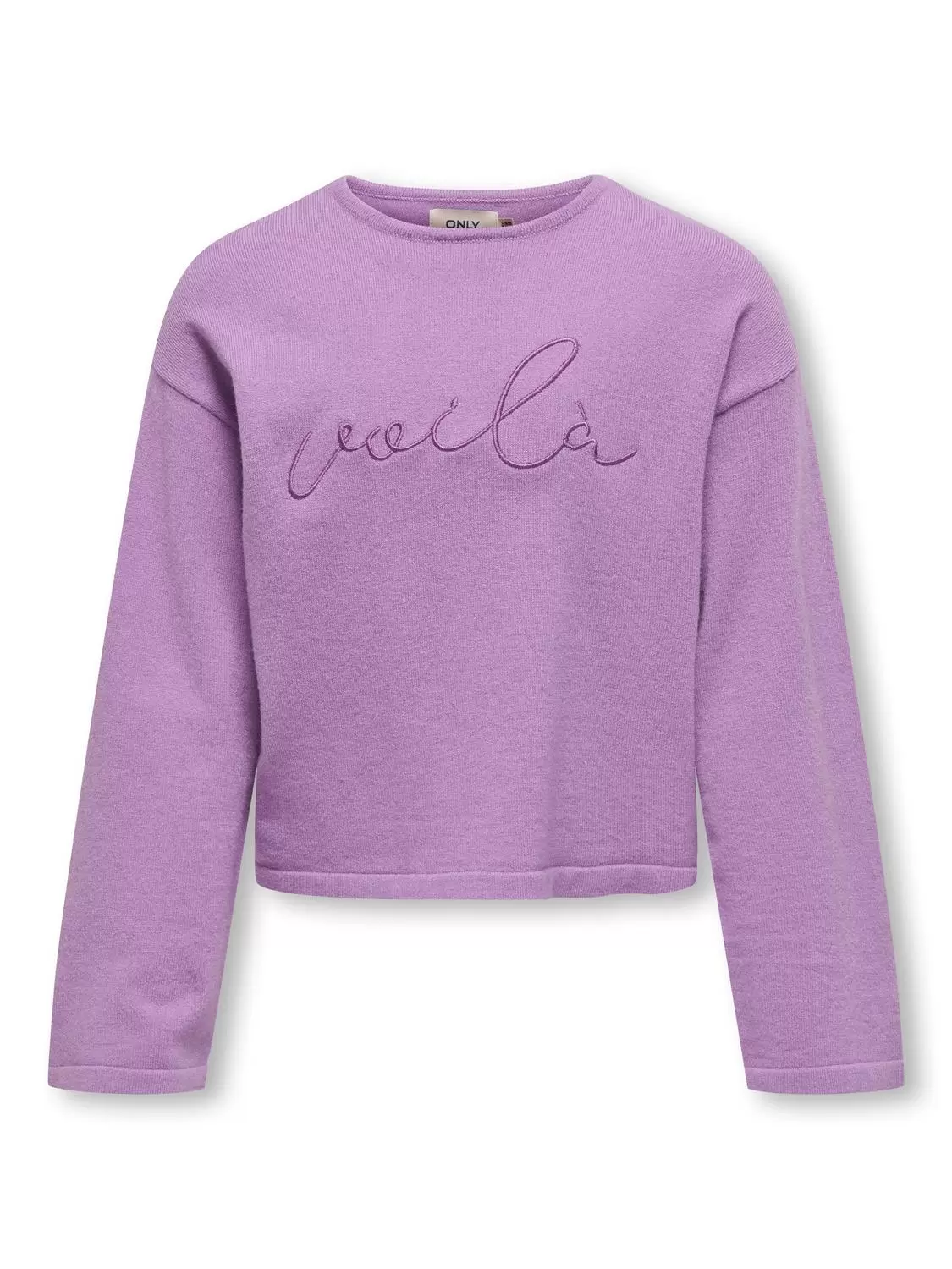 KOGIBI LS EMB O-NECK CP KNT