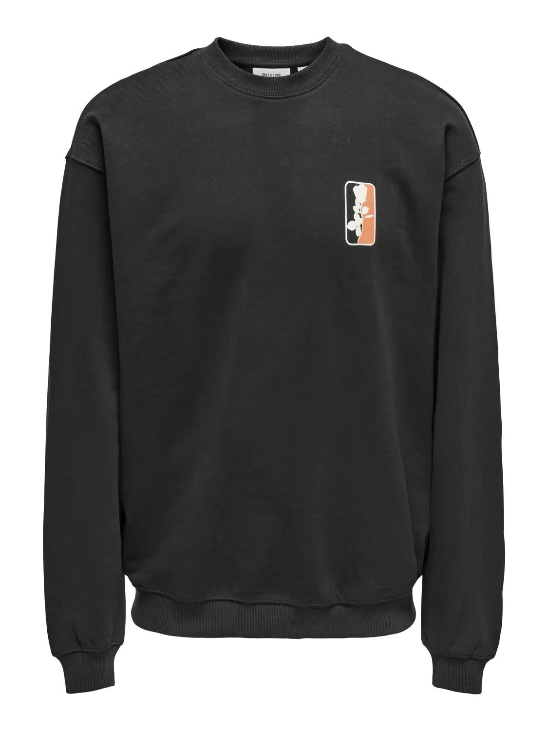 ONSWYATT LOOSE LS PRINT CREWNECK ale