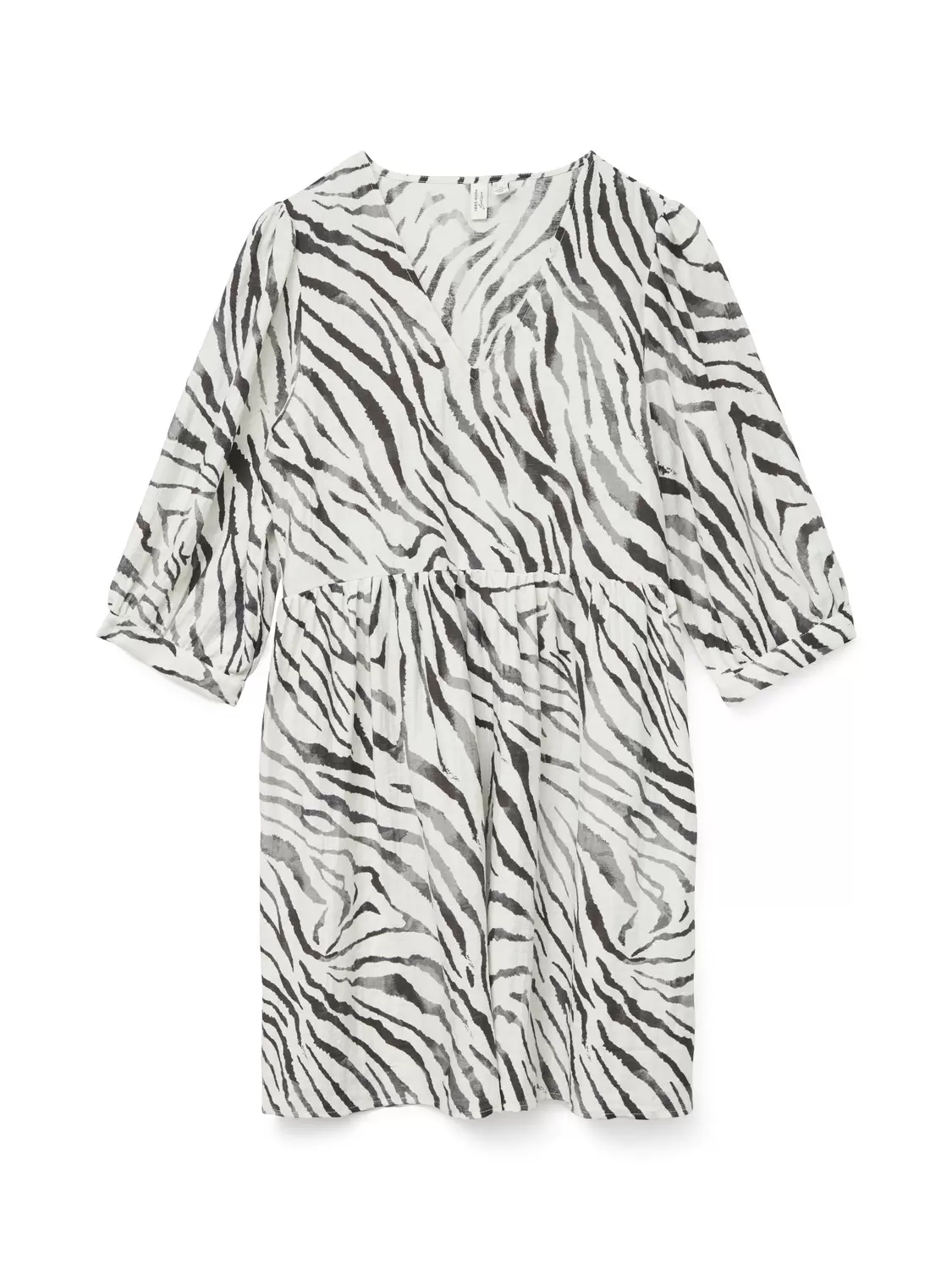 VMDORA DESY 3/4 V-N SHORT DRESS WVN BTQ