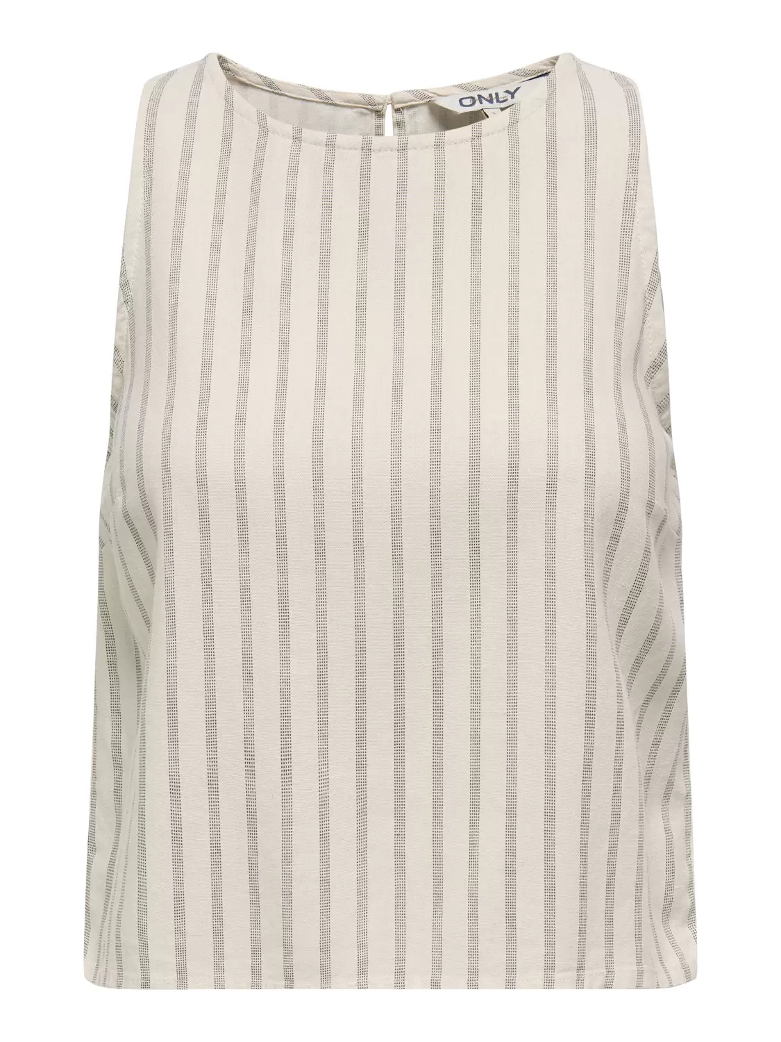 ONLLIMA S/L LINEN BL TOP PNT