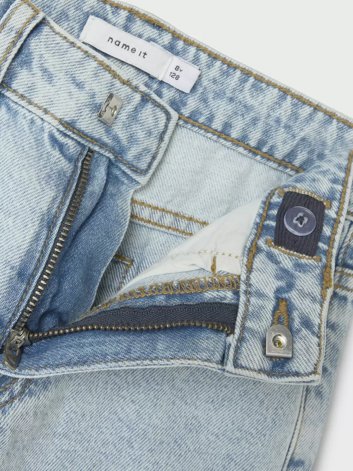 NKFBELLA HW WIDE DNM SHORTS 1488-BE NOOS