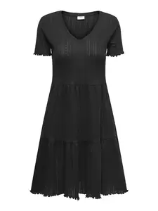 JDYSALSA LIFE S/S SHORT DRESS JRS DIA