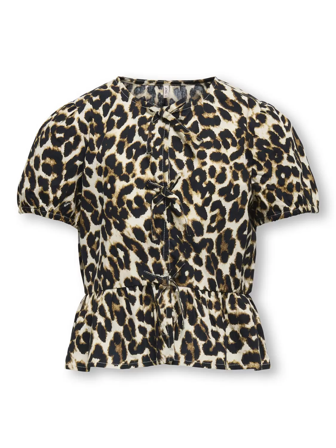 KOGCLARA LIFE S/S BOW SHIRT WVN NOOS