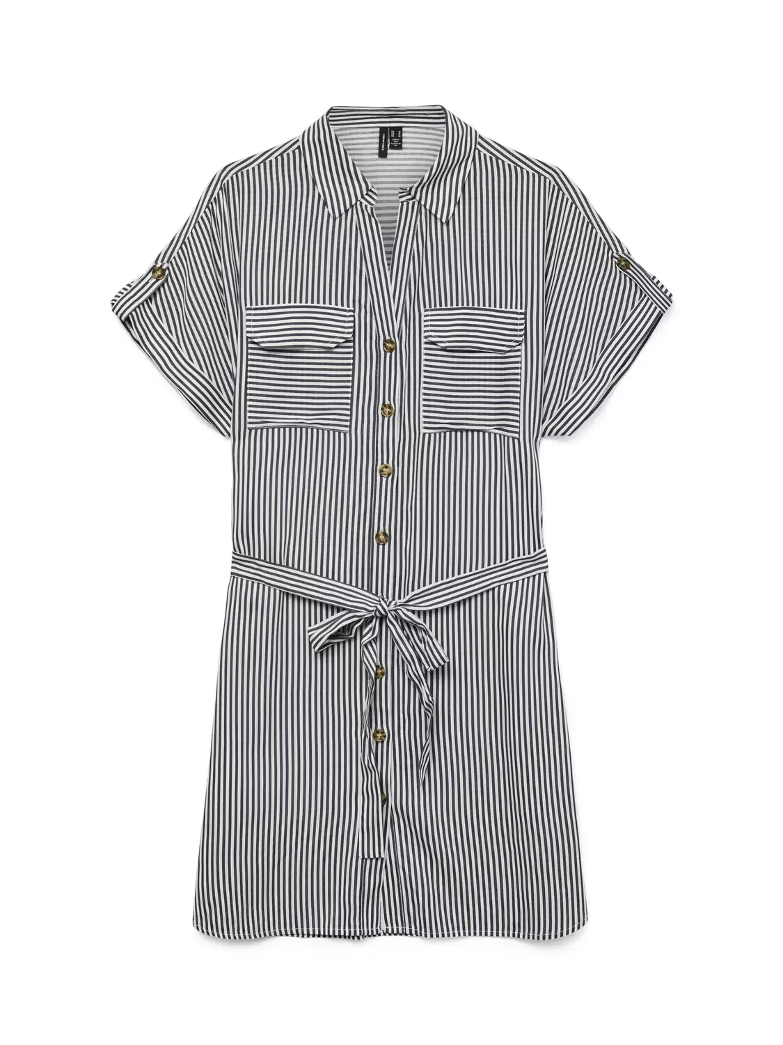 VMBUMPY SS SHORT SHIRT DRESS WVN GA NOOS
