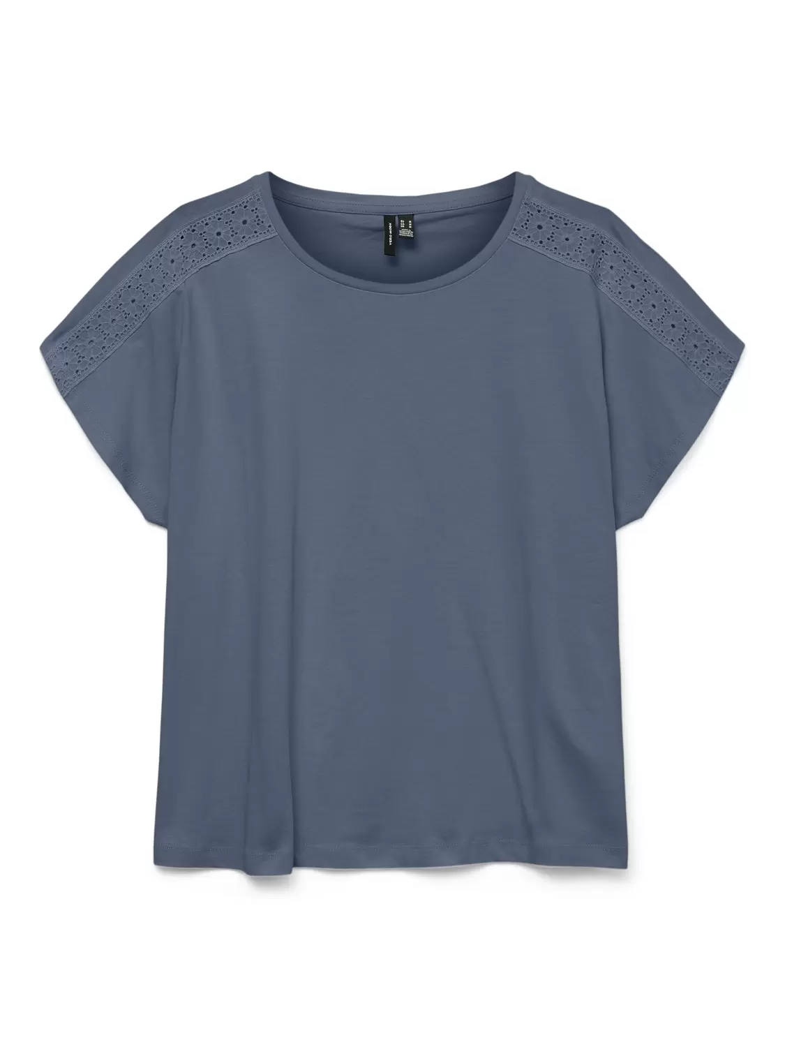 VMEMMY SS LACE TAPE TOP JRS GA NOOS